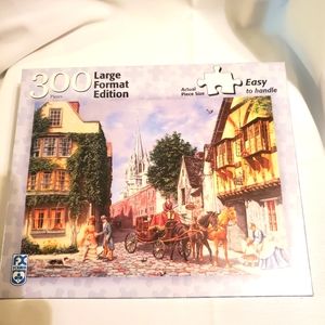 Schmid Germany Brougham Ride Carla Daguanno Artist Large 300 Piece Puzzle Jigsaw